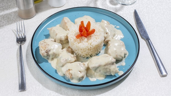 Poza cu Piept de pui în sos de gorgonzola